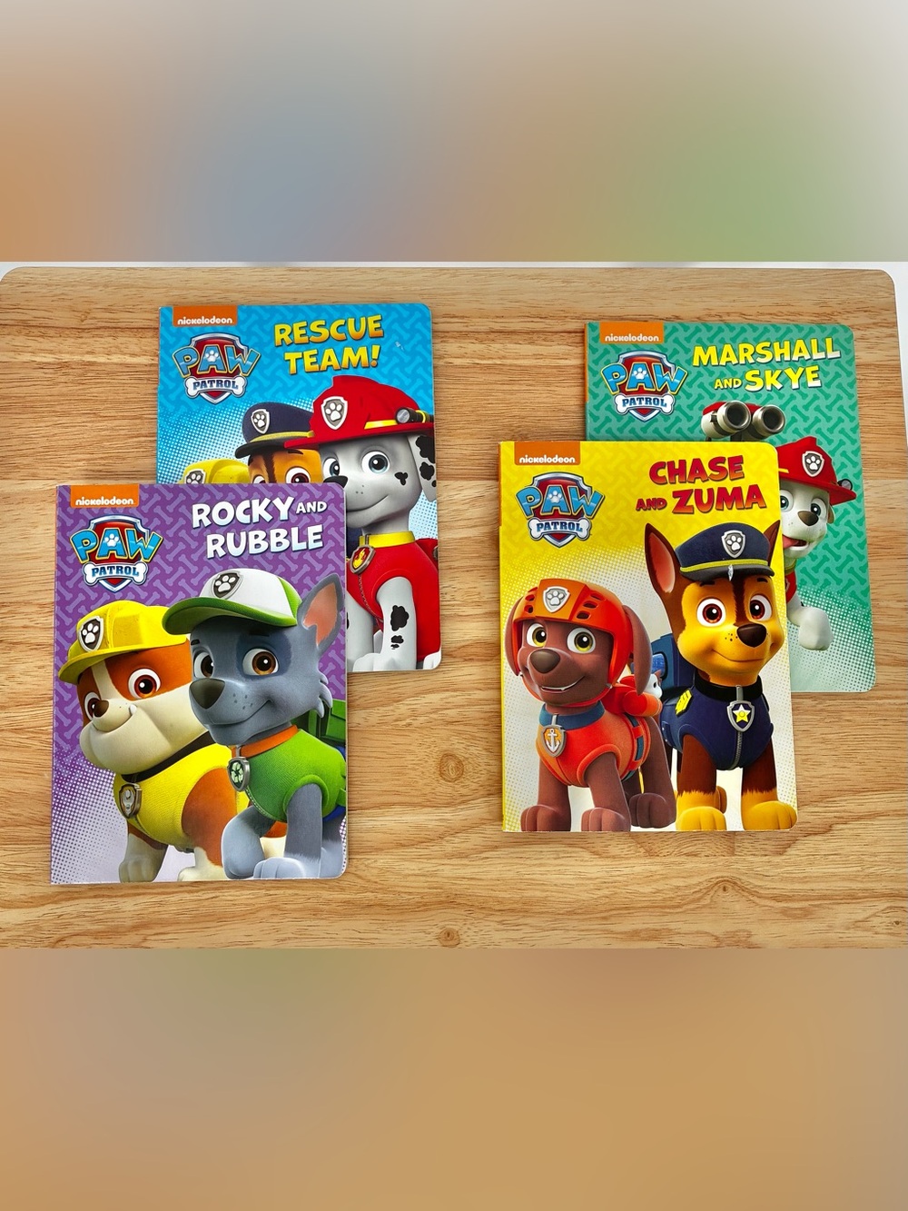 Nickelodeon PAW Patrol Kids Board Books Bundle - 4 Books